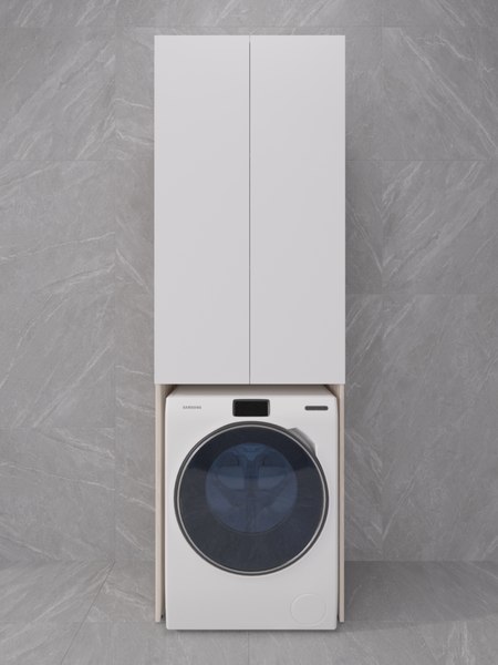 Шкаф-пенал для ванной Style Line Берген 68см для СМ ЛДСП/МДФ - фото