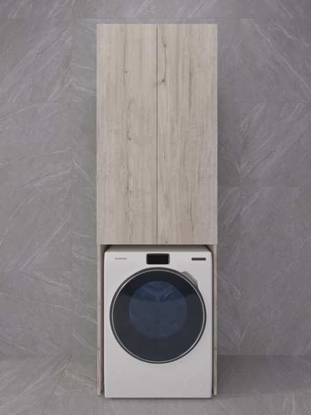 Шкаф-пенал для ванной Style Line Берлин 68см для СМ ЛДСП - фото