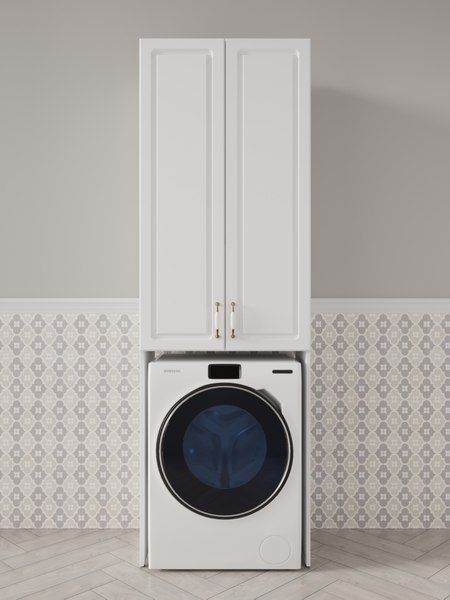 Шкаф-пенал для ванной Style Line Олеандр-2 68см для СМ - фото