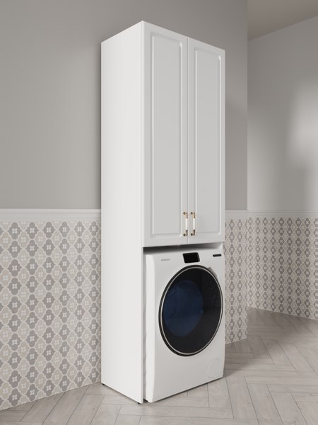 Шкаф-пенал для ванной Style Line Олеандр-2 68см для СМ