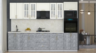 Кухонный гарнитур Интерлиния Мила Шато 3.0В