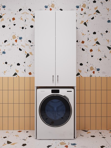 Шкаф-пенал для ванной Style Line Эко Стандарт 68см для СМ - фото