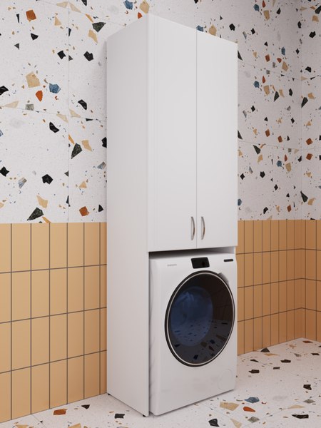 Шкаф-пенал для ванной Style Line Эко Стандарт 68см для СМ