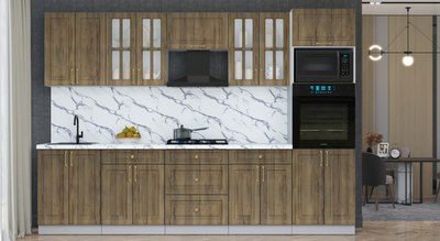 Кухонный гарнитур Интерлиния Мила Шато 3.0В