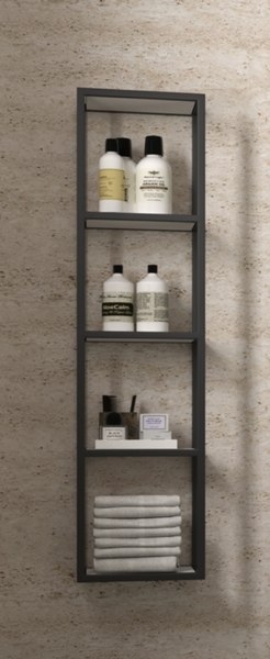 Полка для ванной Style Line Сохо 30x120см ЛДСП открытый - фото