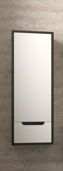 Шкаф-полупенал для ванной Style Line Сохо 36x110см МДФ 1 ящик Plus - фото