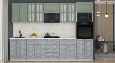 Кухонный гарнитур Интерлиния Мила Шато 3.0В