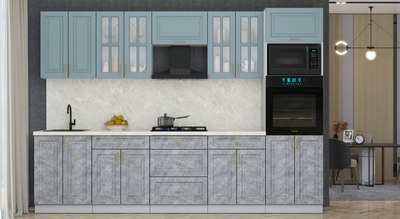 Кухонный гарнитур Интерлиния Мила Шато 3.0В