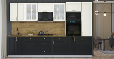 Кухонный гарнитур Интерлиния Мила Шато 3.2В