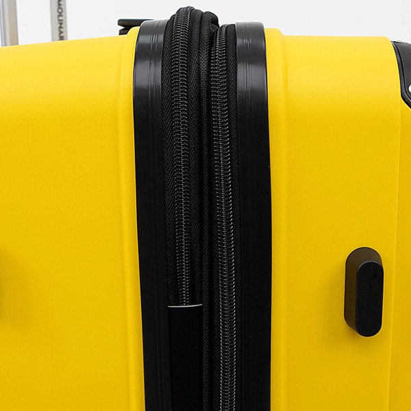 Чемодан на колесах Francesco Molinary 197-PP1906/3/24YLW