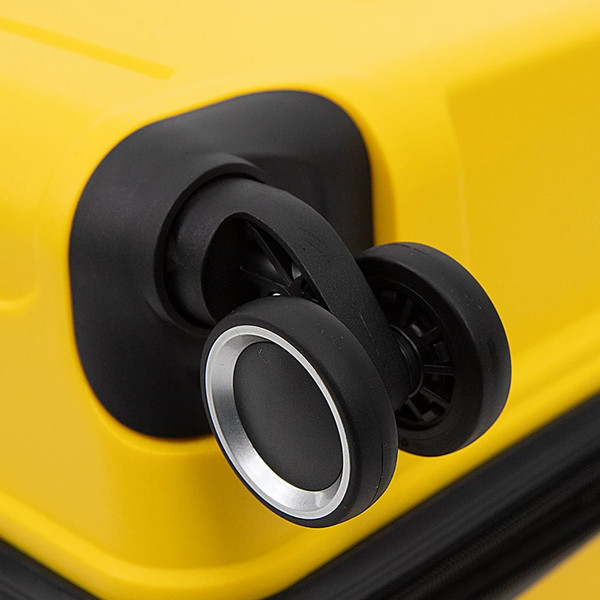 Чемодан на колесах Francesco Molinary 197-PP1906/3/28YLW