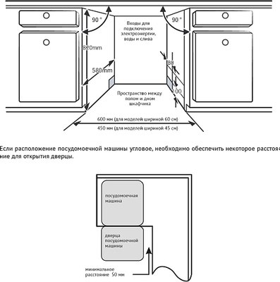Посудомоечная машина Korting KDI 45557