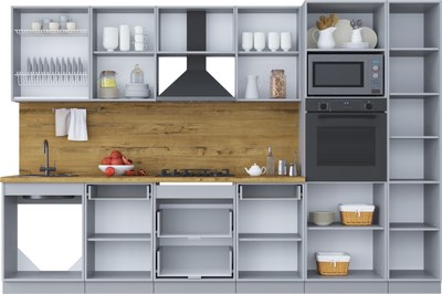 Кухонный гарнитур Интерлиния Мила Шато 3.2В