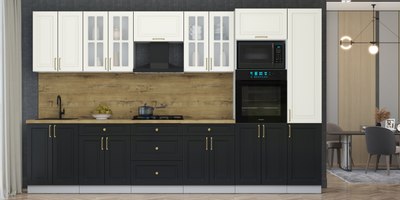 Кухонный гарнитур Интерлиния Мила Шато 3.4В