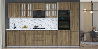 Кухонный гарнитур Интерлиния Мила Шато 3.4В