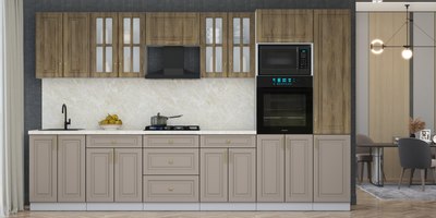 Кухонный гарнитур Интерлиния Мила Шато 3.4В