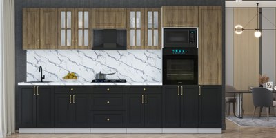 Кухонный гарнитур Интерлиния Мила Шато 3.4В