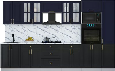 Кухонный гарнитур Интерлиния Мила Шато 3.4В - фото