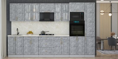 Кухонный гарнитур Интерлиния Мила Шато 3.4В