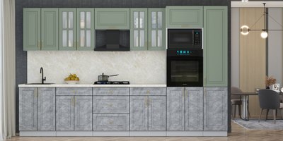 Кухонный гарнитур Интерлиния Мила Шато 3.4В