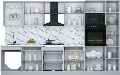 Кухонный гарнитур Интерлиния Мила Шато 3.4В