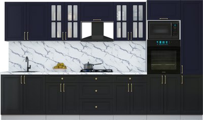 Кухонный гарнитур Интерлиния Мила Шато 3.6В - фото