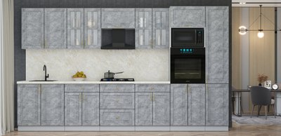 Кухонный гарнитур Интерлиния Мила Шато 3.6В