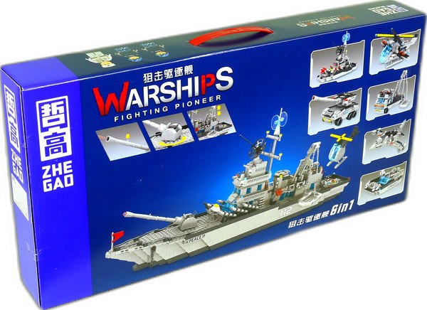 Конструктор Zhe Gao Военный линкор / QL0172