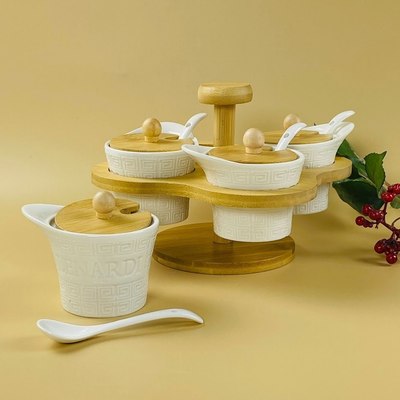 Набор емкостей для хранения Lenardi Bamboo 140-146 - фото