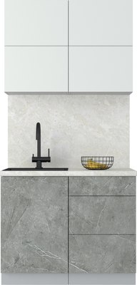 Кухонный гарнитур Интерлиния Мила Матте 1.0 А - фото