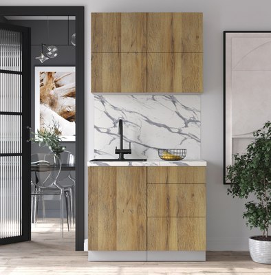 Кухонный гарнитур Интерлиния Мила Матте 1.0 А