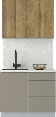 Кухонный гарнитур Интерлиния Мила Матте 1.0 А - фото