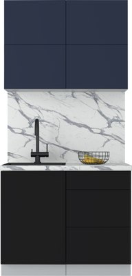 Кухонный гарнитур Интерлиния Мила Матте 1.0 А - фото