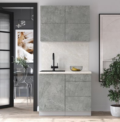 Кухонный гарнитур Интерлиния Мила Матте 1.0 А