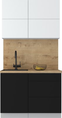 Кухонный гарнитур Интерлиния Мила Матте 1.1 А - фото