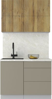 Кухонный гарнитур Интерлиния Мила Матте 1.1 А - фото