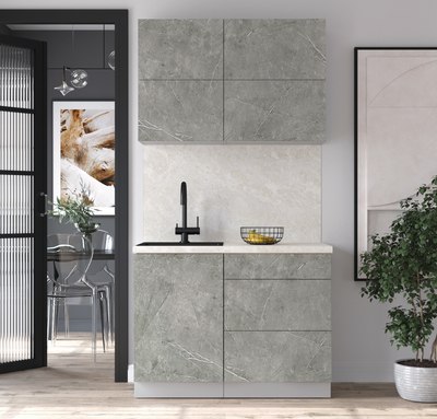 Кухонный гарнитур Интерлиния Мила Матте 1.1 А