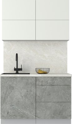 Кухонный гарнитур Интерлиния Мила Матте 1.2 А - фото