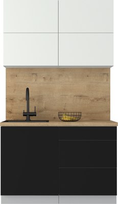 Кухонный гарнитур Интерлиния Мила Матте 1.2 А - фото