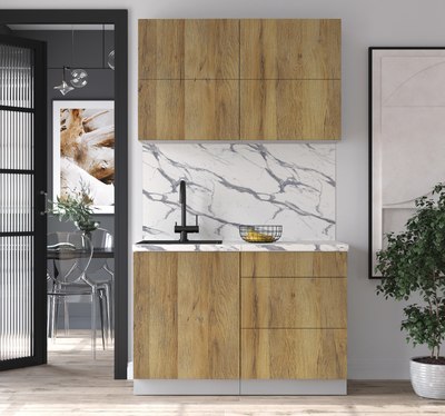 Кухонный гарнитур Интерлиния Мила Матте 1.2 А