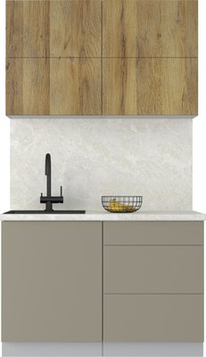 Кухонный гарнитур Интерлиния Мила Матте 1.2 А - фото