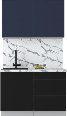 Кухонный гарнитур Интерлиния Мила Матте 1.2 А - фото