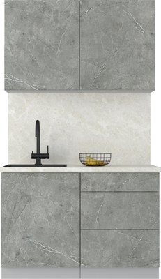 Кухонный гарнитур Интерлиния Мила Матте 1.2 А - фото