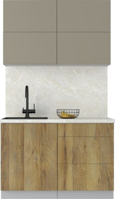 Кухонный гарнитур Интерлиния Мила Матте 1.2 А - фото