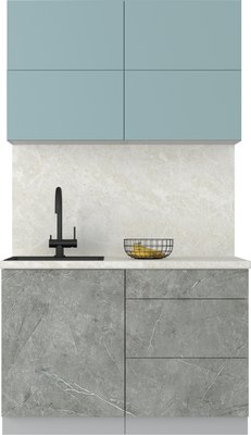 Кухонный гарнитур Интерлиния Мила Матте 1.2 А - фото