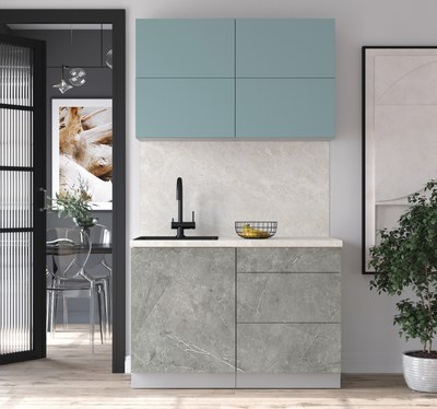 Кухонный гарнитур Интерлиния Мила Матте 1.2 А