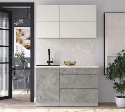 Кухонный гарнитур Интерлиния Мила Матте 1.3 А