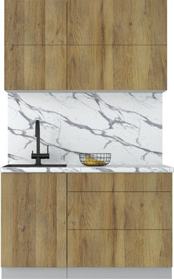 Кухонный гарнитур Интерлиния Мила Матте 1.3 А - фото