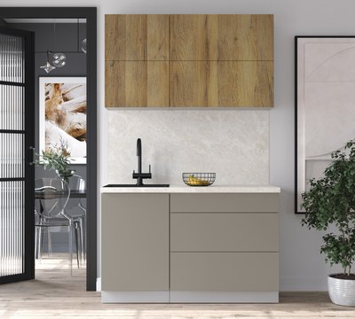 Кухонный гарнитур Интерлиния Мила Матте 1.3 А