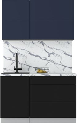 Кухонный гарнитур Интерлиния Мила Матте 1.3 А - фото